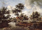 Meindert Hobbema The Watermills at Singraven near Denekamp oil painting reproduction